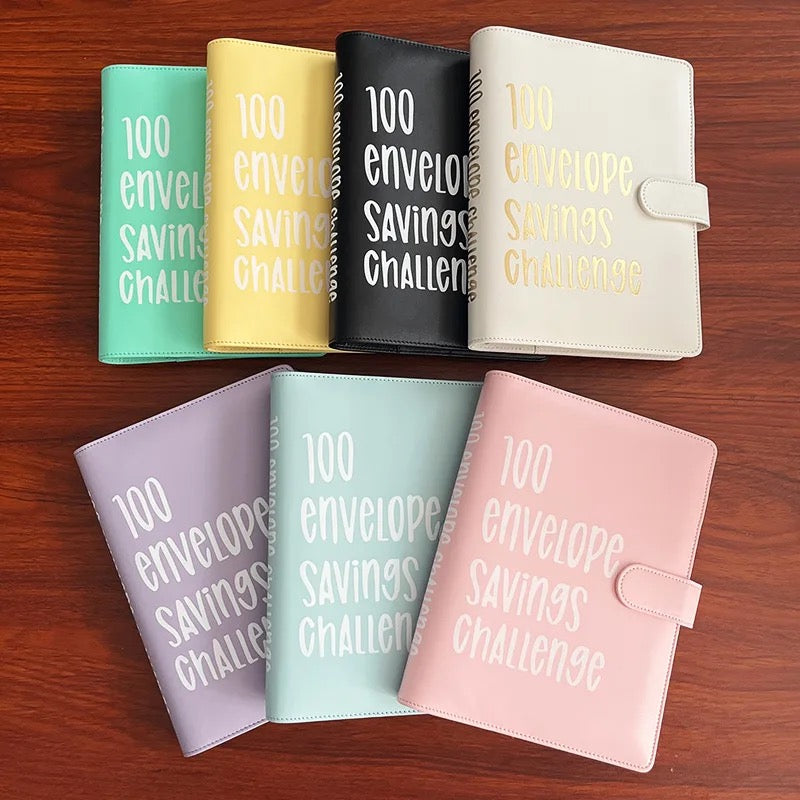 100 Envelope Saving Challenge ￼ Binder