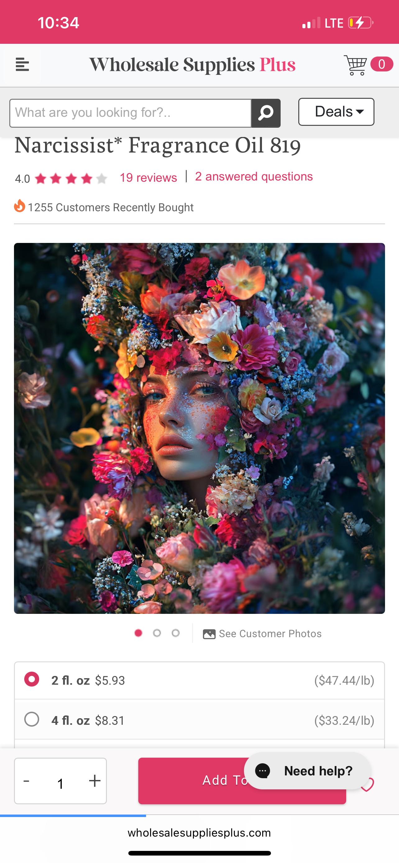 Narcissist  moisturizing Body Oils