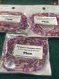 Plum  custom Waist-bead Gem Tie on waist beads(Add 4 one will be FREE )