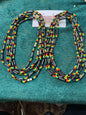 Hematite Rasta  choker Necklace