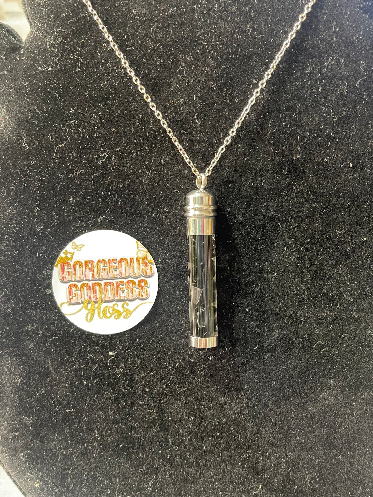 Obsidian Florida Water Necklace