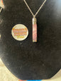 Rose Quarts  Florida Water Necklace