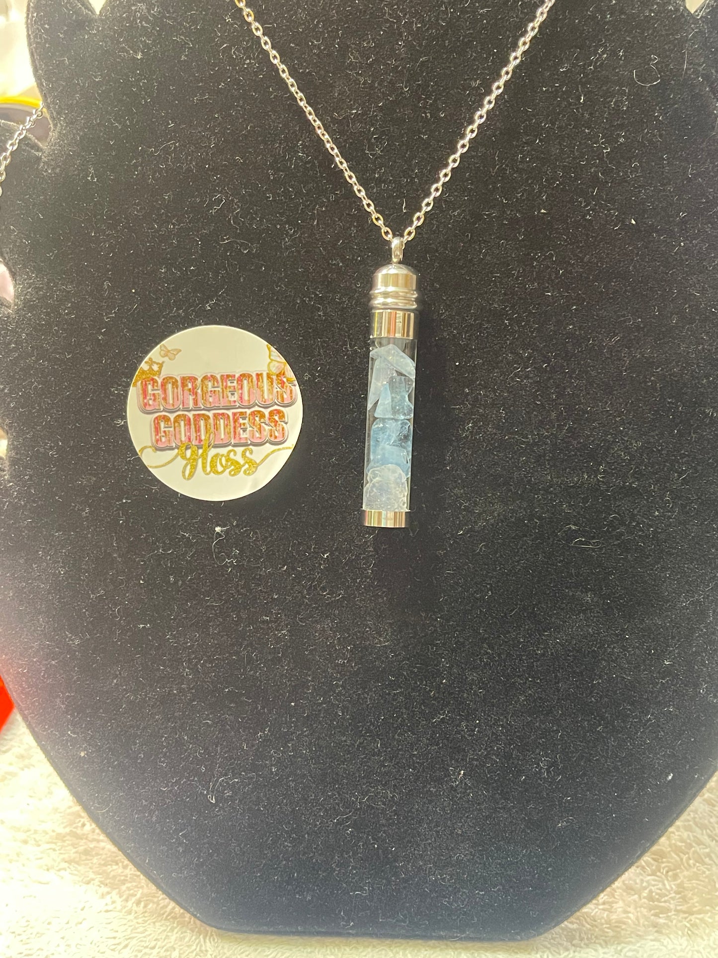 Aquamarine Florida Water Necklace