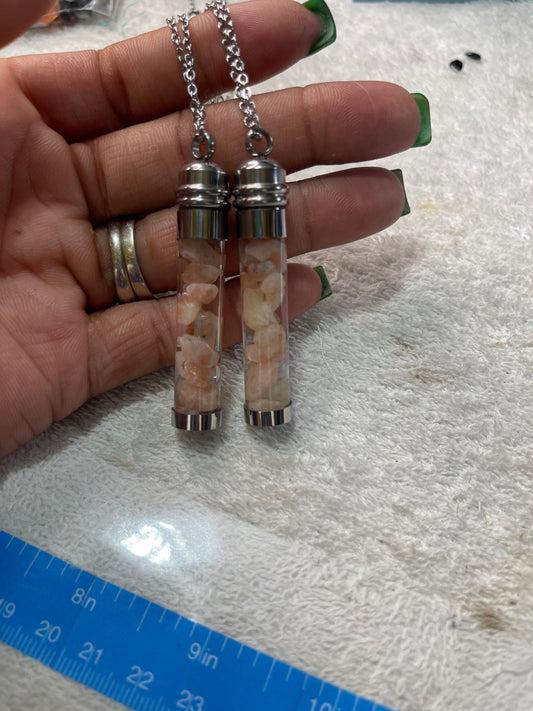 Sunstone   Florida Water Necklace