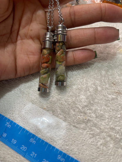 Unakite Florida Water Necklace