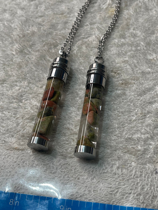 Unakite Florida Water Necklace