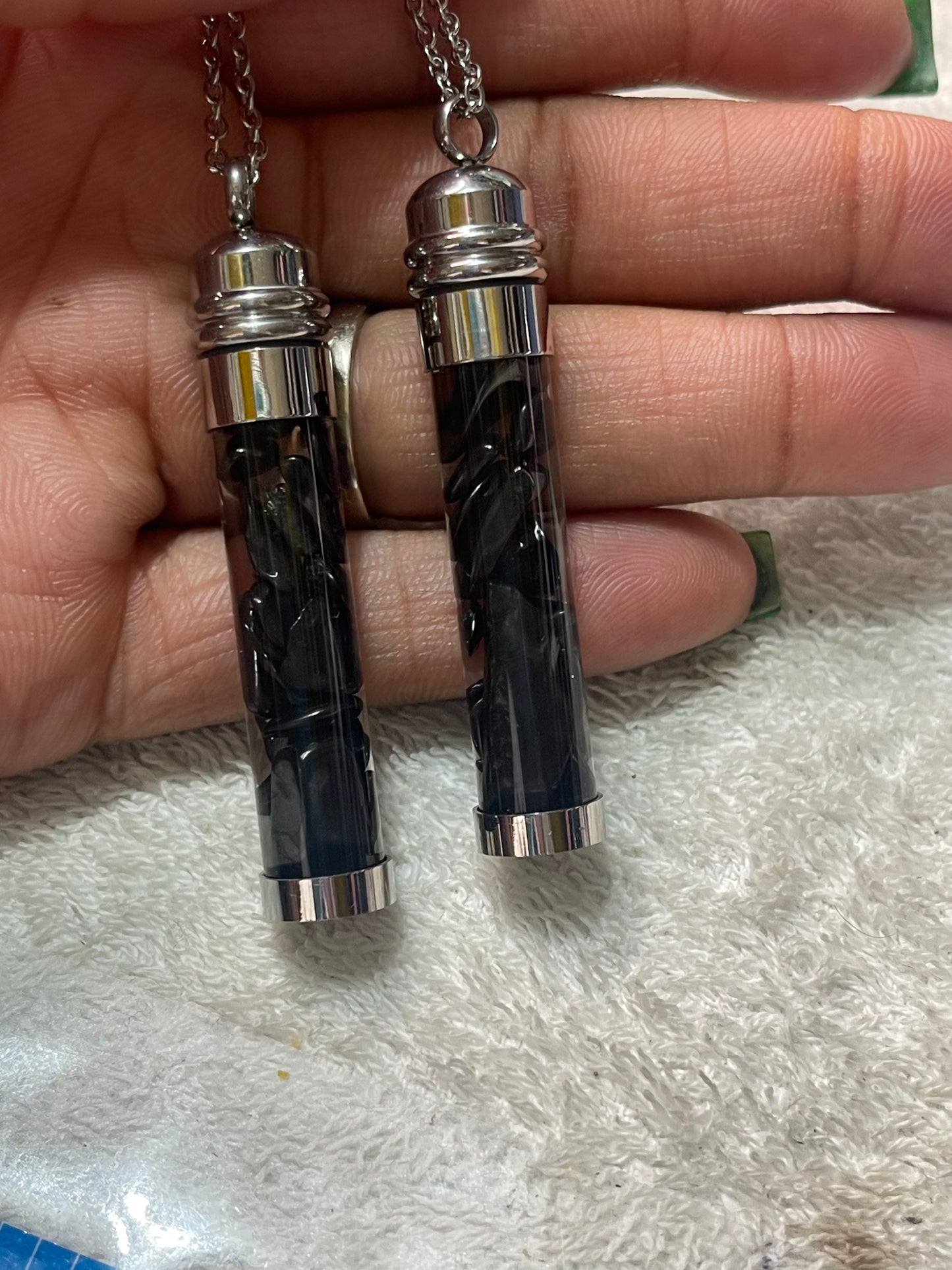 Shungite   Florida Water Necklace