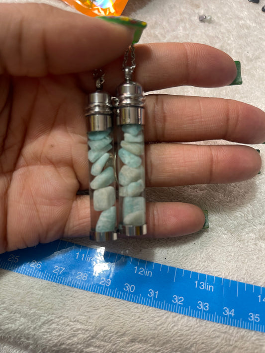 Amazonite Florida Water Necklace
