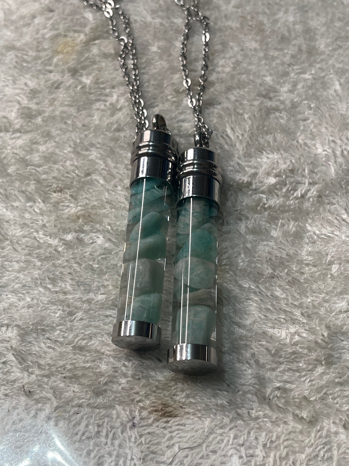 Amazonite Florida Water Necklace