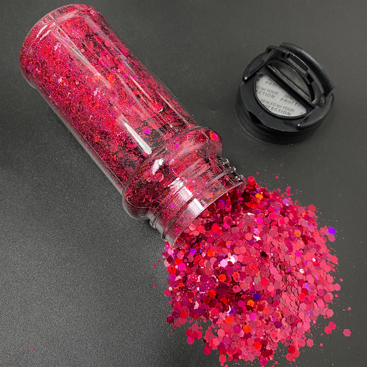 Strawberry Red Chunky Glitter - lb912 2oz
