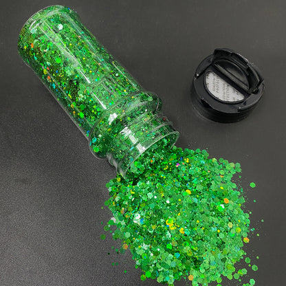 Money Green Chunky Glitter -  2oz