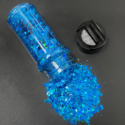 Blue Waters  Chunky Glitter -  2oz