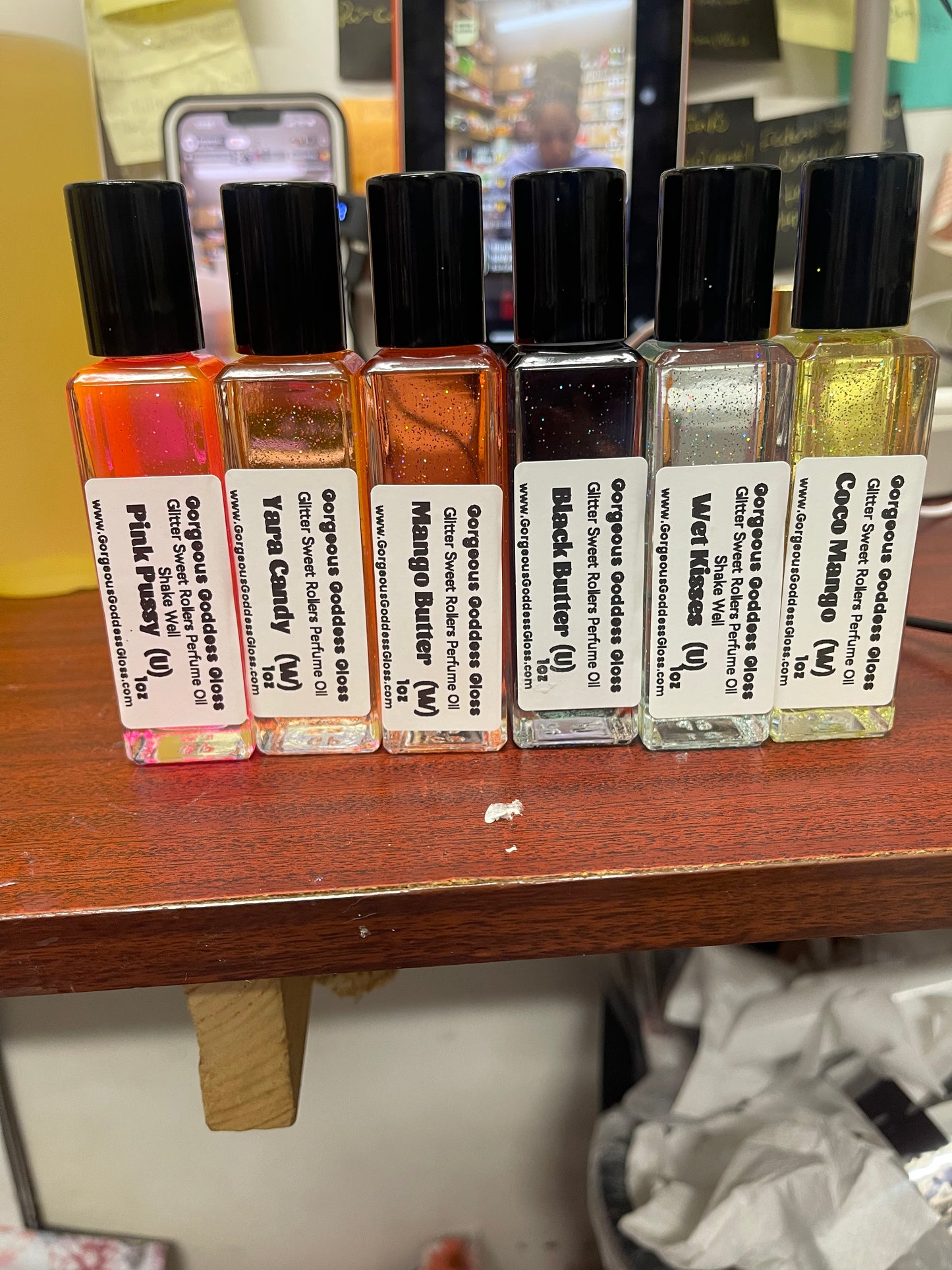 Tall 1oz Glitter Handmade Sweet Rollors Fragrance oil Buy 2 Get 1 FREE (ADD ALL 3 TO CART)