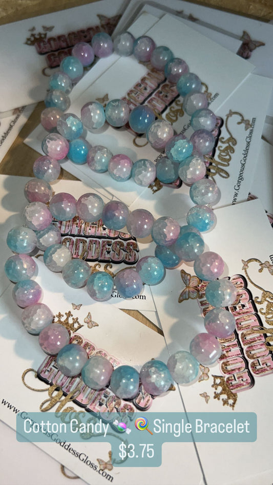 Cotton Candy  Single  Bracelet 1 pc