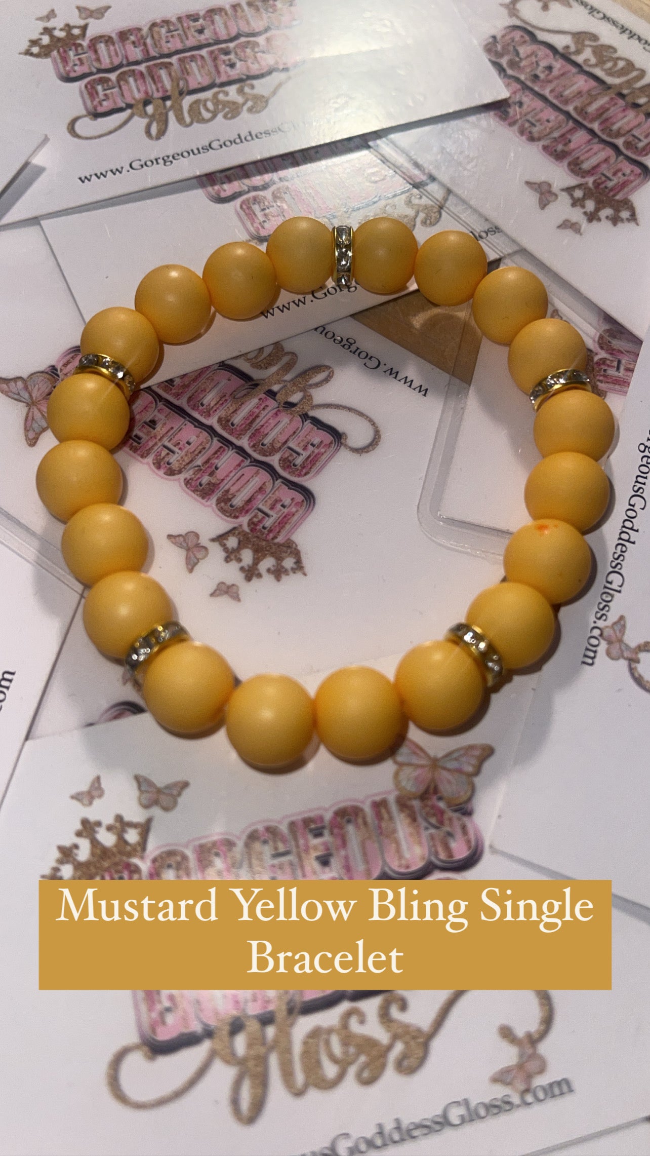 Mustard Yellow Single Bracelet