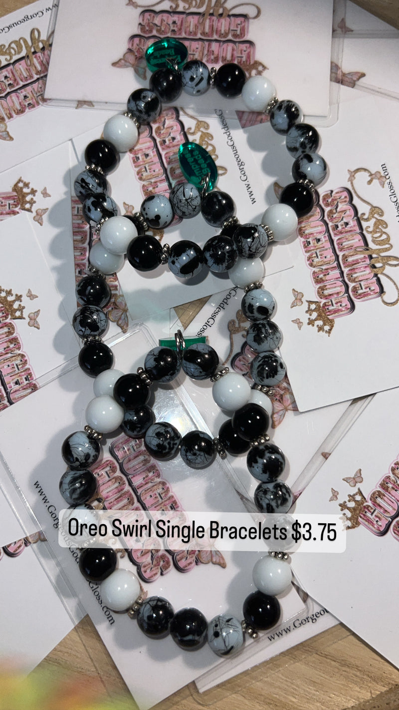 Oreo Swirl Single Bracelets