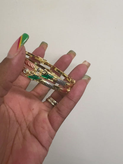 St Jude  Gold Filled bangles