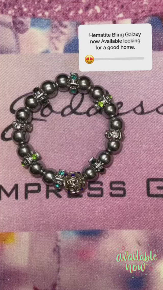 Hematite Bling Galaxy bracelet