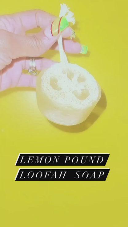 Lemon Pound Cake Loofah Soap