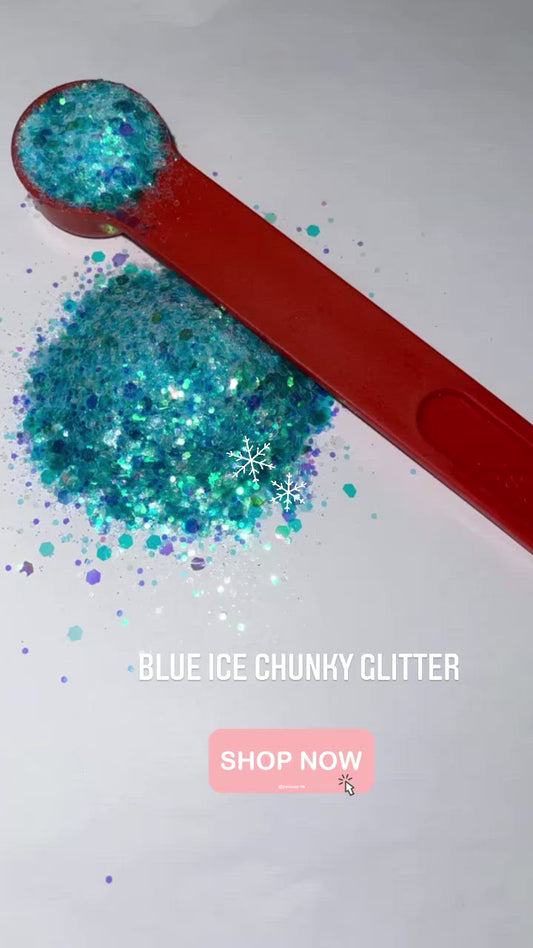 Blue Ice Chucky Glitter Mix