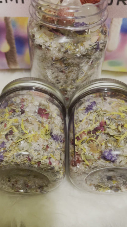 Lavender Crystal Salt  Bath