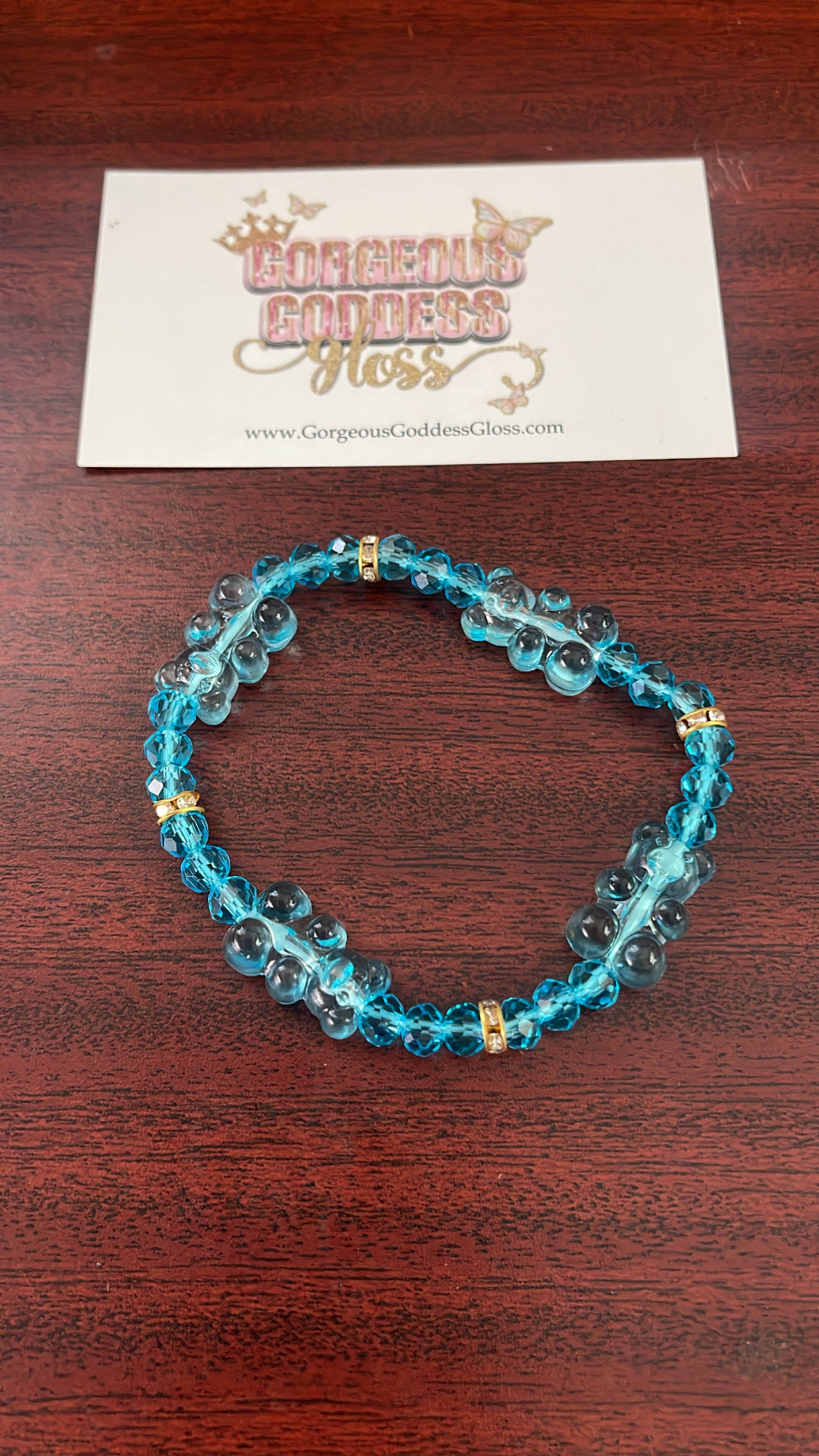 Blue Gummie Bear Bracelet ft