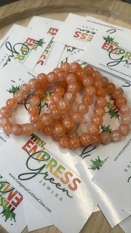 Orange Zest  Single Bracelet 1pc