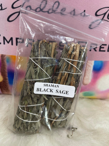 Shaman Black Sage Smudge sticks