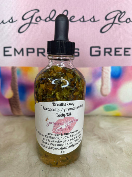 Breathe Easy Therapeutic/ Aromatherapy body oil