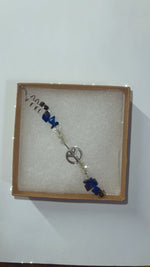 Lapis Lazuli  Peace Copper Loc Jewelry