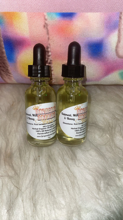 Oatmeal, Milk & Honey moisturizing Body Oils