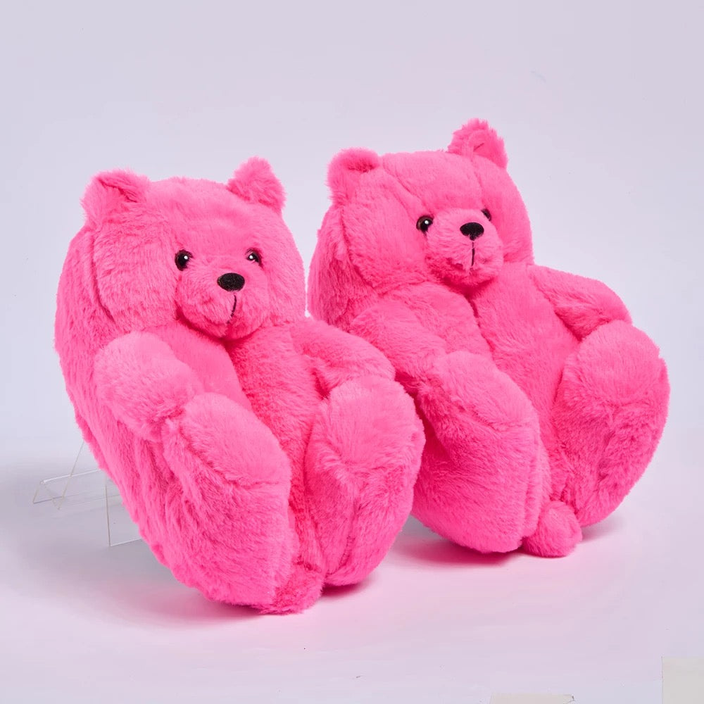 Teddy bear Plush House Slippers