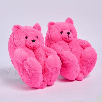 Teddy bear Plush House Slippers