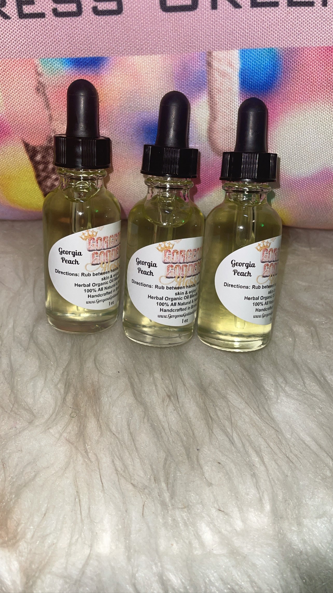 Georgia Peach moisturizing Body Oils