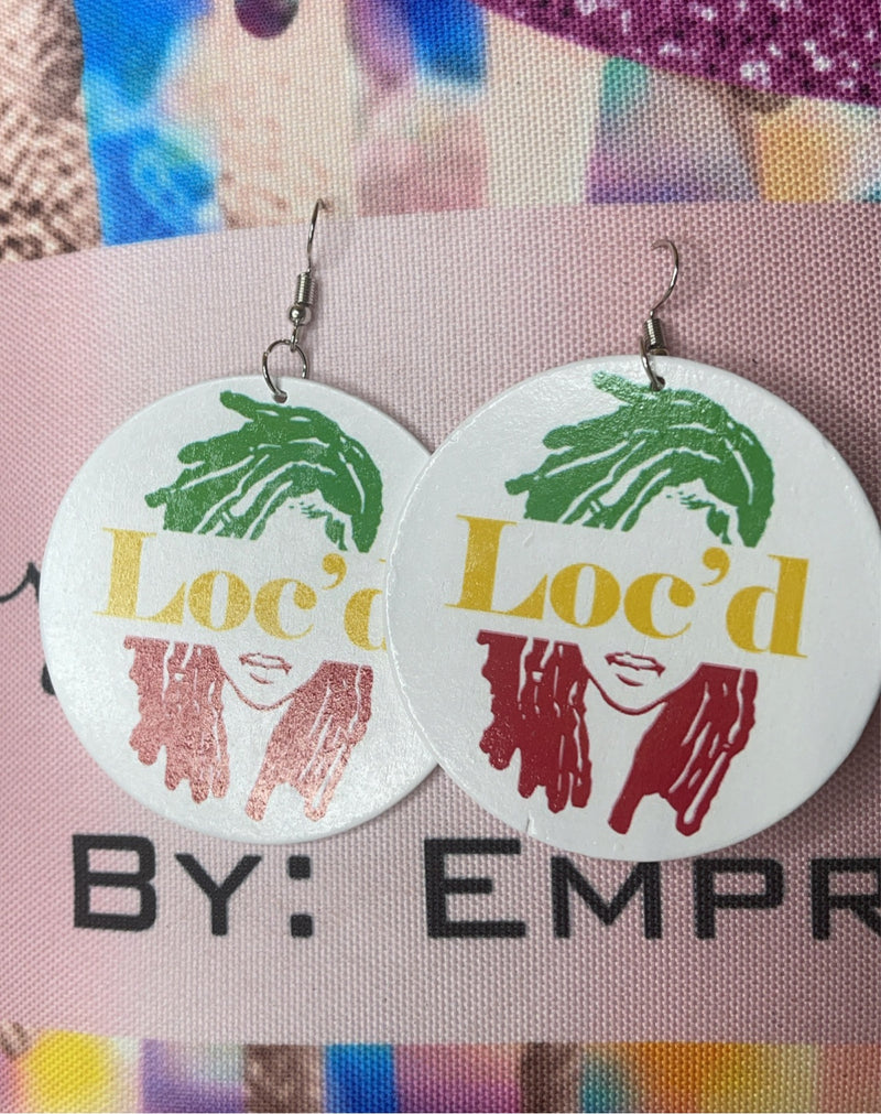 Locd Face Earring