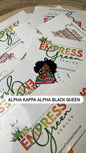 Alpha Kappa Alpha Black Queen