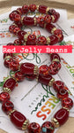 Red Jelly Beans Single Bracelets