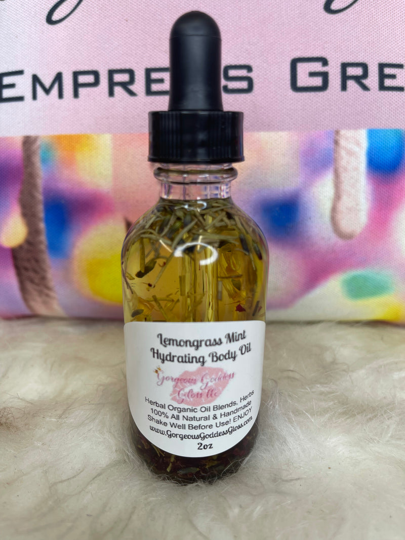 Lemongrass Mint moisturizing Body Oils