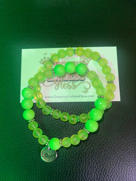 Lime Jolly Rancher’s Love Bracelet