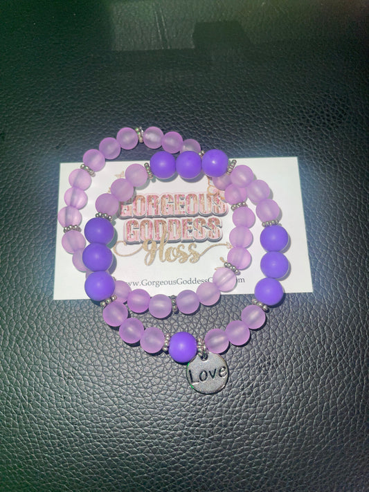 Grape Jolly Rancher’s Love Bracelet