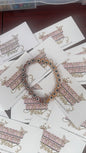 Brown / Orange Evil Eyes bracelet