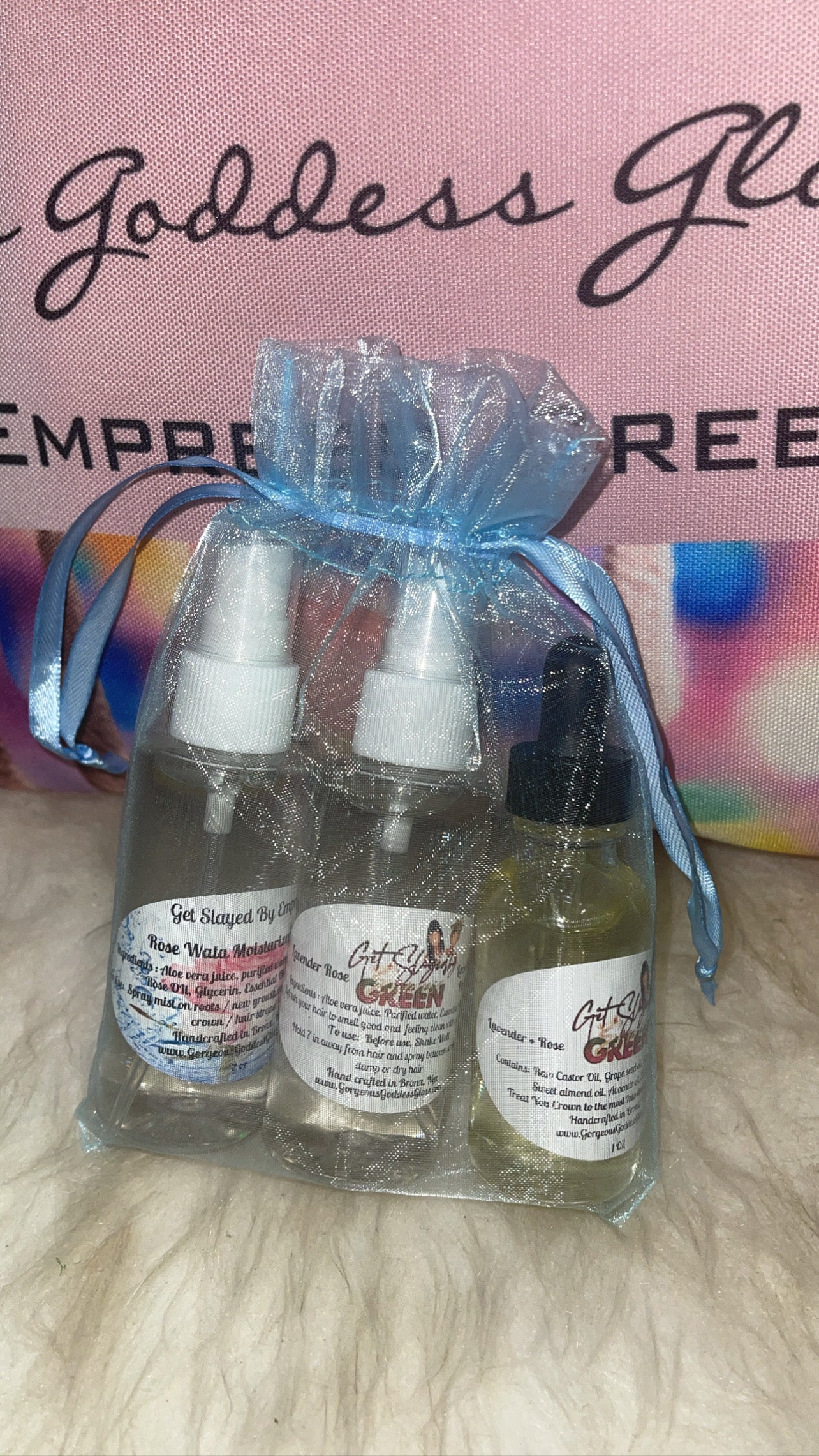 Starter / Travel kit Get Slayed By  Empress  Hair Oil & Mist Duo 1oz & 2oz