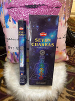 Seven Chakra HEM  Incense Sticks