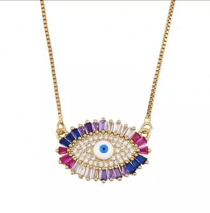 Evil eye & Hand Of Fatima Necklace