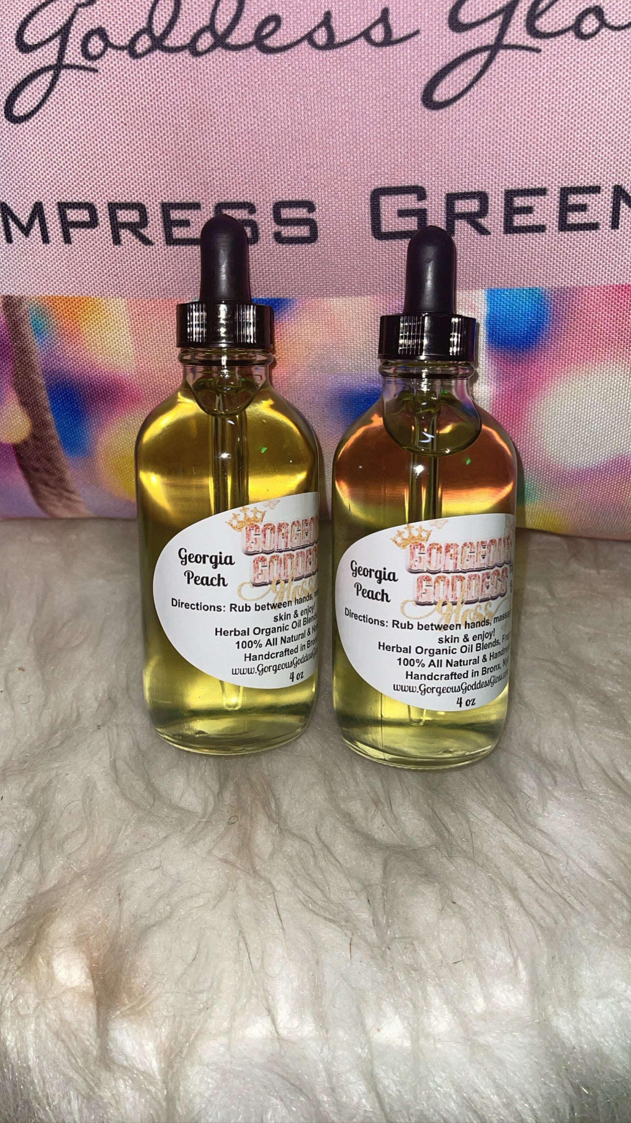 Georgia Peach moisturizing Body Oils