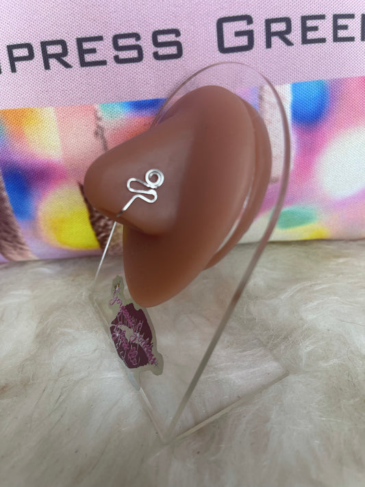 Chelsea Stainless Steel  Hoop faux nose ring  cuff