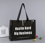 Hustle hard Big Business custom tote  bag