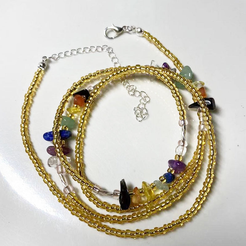 Chakra Crystal Waist, Wrist, Anklets Beads