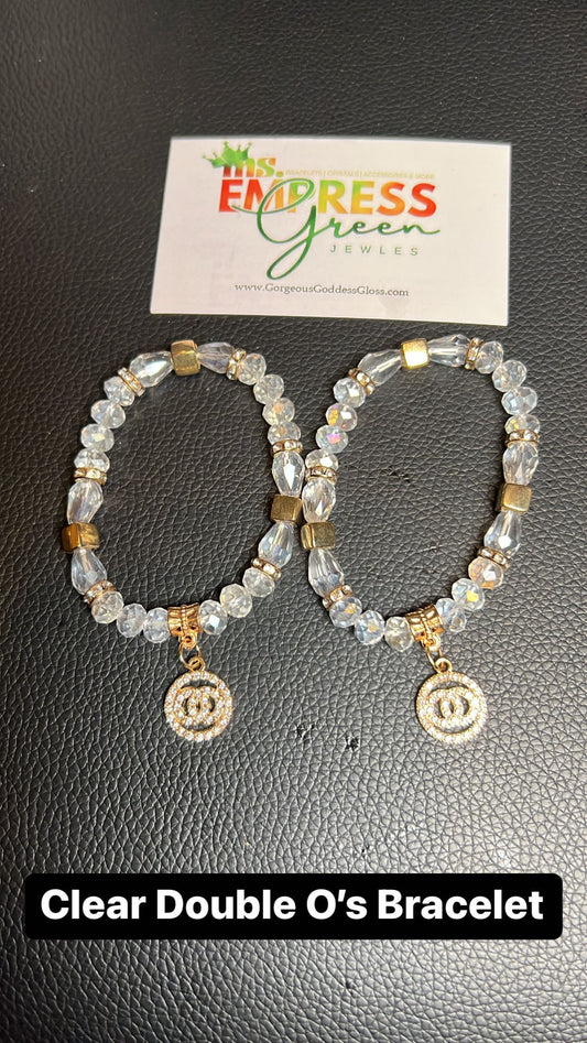 Clear Double O’s Bracelet 1pc