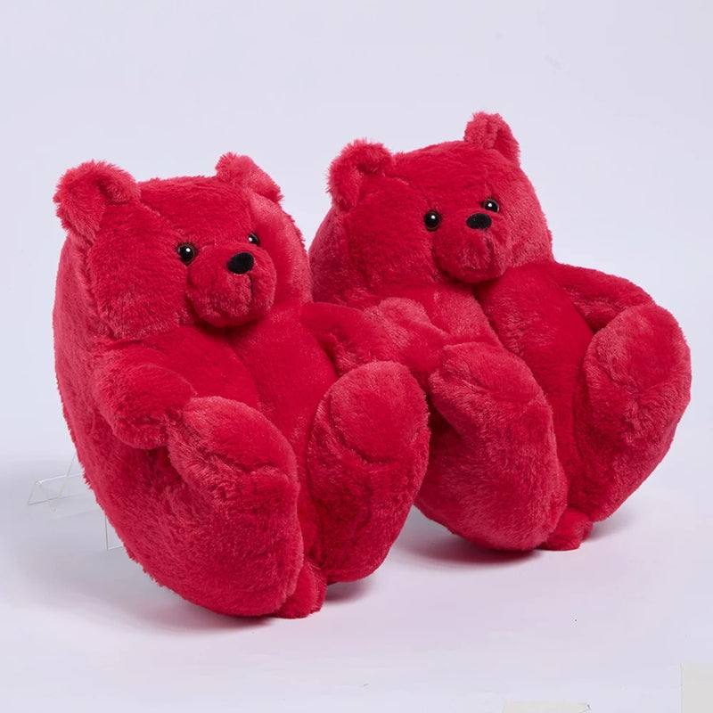 Teddy bear Plush House Slippers